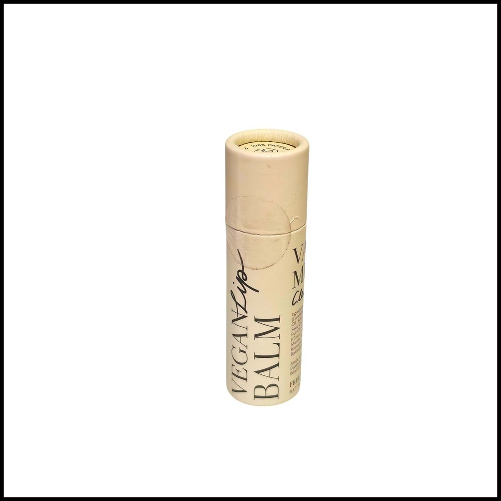 Free People Vegan Vanilla Mint Clear Lip Balm .34 oz NIB Full Size New Seal